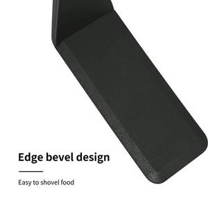 lot 20291 image: Big-Middle-Mini Pack of 2 Black Nylon Turners, Non Stick KItchen Spatulas, High Heat Resistant BPA Free Cooking Utensils, Ldeal Cookware for Pancake, Vegetable and Cookies