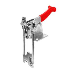 lot 20297 image: POWERTEC 1PK Toggle Clamp, 1980 lbs Holding Capacity, 40344 Adjustable 90 Degree Vertical U Bolt Latch wAntislip Hand Grip for Woodworking Jigs & Fixtures, Smoker, Tire Carrier, Tool Box (20324)