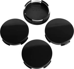 lot 20308 image: Suleto Car Wheel Center Cap Kit Outer 63mm 2.5 inches Inner 61mm 2.4 inches Fit for T-yo-ta Corolla Camry Highlander RAV4 Rim Hub Caps, Center Hub Caps Covers Wheel Caps, 4 PCS Black