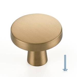 lot 20322 image: Ravinte Champagne Bronze Cabinet Knobs Solid Pulls Single Hole 30 Pack
