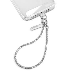 lot 20356 image: MOUTAKEY Phone Wrist Strap Metal Phone Chain Wristlet Detachable Cellphone Lanyard with 2 Tether Tabs iPhone Wrist Strap For Women iPhone Bracelet Wristlet for girls Shopping Traveling Party Walking