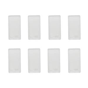 lot 20361 image: ALL in ONE 20pcs Flat Back Clear Glass Dome Cabochons Clear Magnifying Cabs Non-calibrated for DIY Photo Pendant Craft Jewelry Making (Rectangle 24x48mm-20pcs)