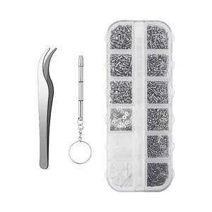 lot 20370 image: 1100Pcs Eyeglasses Repair Kit, Weico Tiny Sunglasses Screws