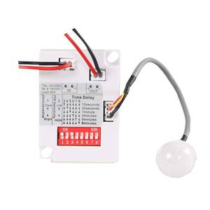 lot 20396 image: HiLetgo 12V 24V PIR Motion Sensor 7-10M Switch IR Infrared Human Body Induction Sensor Detector Switch for LED Light Switch