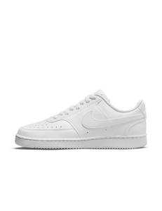 lot 20405 image: Nike Womens Court Vision Low Next Nature Shoes, WhiteWhite-White, 8.5