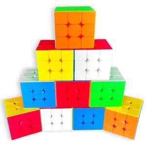 lot 20424 image: CFMOUR 3x3 Speed Cube Set - Stickerless Magic Bundle, 10Pack, Puzzle Toys ��
