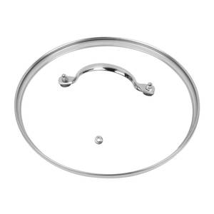 lot 20433 image: Woogim 9.5 Tempered Glass Pan Lid with Steam Vent