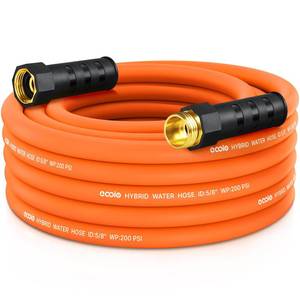 lot 1874 image: Garden Hose 25 ft x 58, NON-EXPANDING Flexible Water Hose, Kink Resistant Lightweight Hybrid Hose, Leakproof Yard Hose with Male to Female Fittings