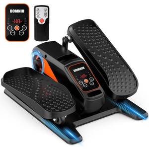 lot 1916 image: DOMNIU Under Desk Elliptical Machine, Portable, 15 Adjustable Speed, Black