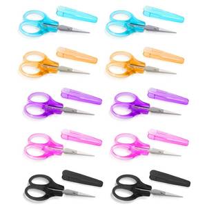 lot 2231 image: 10 Pcs Mini Detail Craft Scissors, Stainless Steel, 3.5