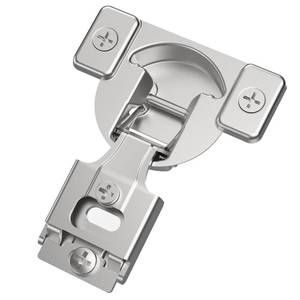 lot 2232 image: Chibery Non-Slow Close Regular Hinges, 12 Overlay Standard Concealed Cabinet Hinges for Face Frame Door, 3D Self Closing Hidden, 105° Opening, Easy-on Dowels �� Self-Tapping Wooden Screws, 4 Pack
