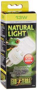 lot 2250 image: Exo Terra Repti-Glo 2.0 Compact Fluorescent Full Spectrum Terrarium Lamp, 13-Watt (Natural Light)