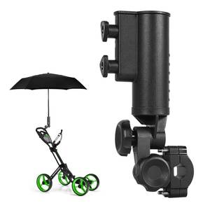 lot 2272 image: WEIMELL Windproof Heavy Duty Golf Push Cart Umbrella Holder
