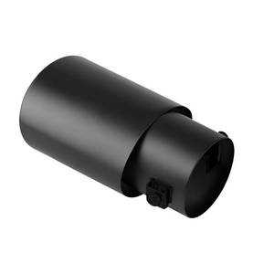 lot 2275 image: GAOLAOSY Car Exhaust Tail Pipe Tip, 2.5 Inlet 3.3 Outlet (Black,Straight)