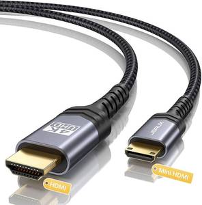 lot 2279 image: JSAUX Mini HDMI to HDMI Cable 6FT, Mini HDMIAluminum Shell, Braided High Speed 4K 60Hz HDMI 2.0 Cord, Compatible with Camera, Camcorder, Tablet and GraphicsVideo Card, Laptop, Raspberry Pi Zero W