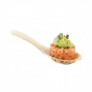 lot 2311 image: Restaurantware-3.5 Inch Pack of 100 Disposable Bamboo Spoons, 100 Mini Bamboo Spoons - Sustainable, Chip-Resistant, Durable, Single-Use For Picnics, Birthdays, Catered Events And Weddings