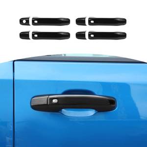 lot 2340 image: RT-TCZ for Silverado Door Handle Cover Trim Black for Chevy Tahoe 2021 Up Suburban 2020 Up Silverado 2019 Up for GMC Yukon 2021 Up Sierra 2019 Up Black Exterior Accessories