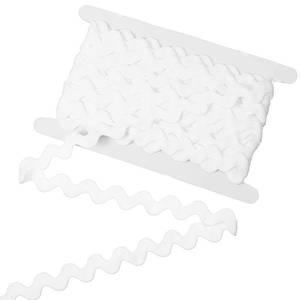 lot 2342 image: Rick Rack Trim for Sewing, RIC Rac Trim, 12��1 Inch Wide 13 Yards, Wave Sewing Ribbon for Crafts, Clothing, and Decor, White