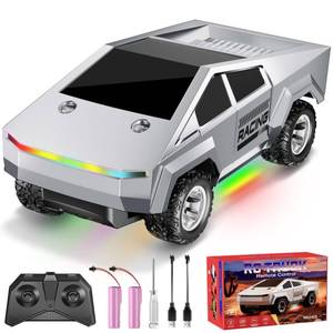 lot 4169 image: ValueTalks 124 RC Car Toys, All Terrain High Speed 2WD RC Truck with Light and Loadspace, 2.4GHz Off-Road Vehicles Remote Control Car, Electric Vehicle Toys Gift for Boys Girls Age 3