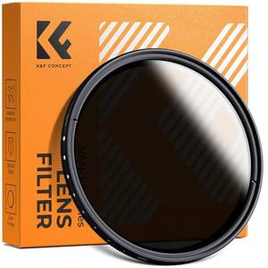 lot 4205 image: K&F CONCEPT 67mm Variable ND2-400 Lens Filter (1-9 Stops) for Camera Lens