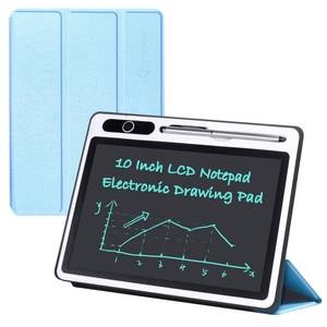 lot 4211 image: 10 Inch LCD Writing Tablet Electronic Reusable Board with Cover for Adults