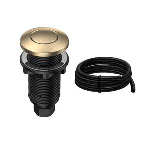 lot 4214 image: ANWOLL Garbage Disposal Air Switch Sink Top Push Button, 5FT Hose, Sink Top Button, Champagne Bronze Finish, Compatible with Delta Faucet Champagne Bronze