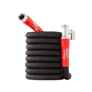 lot 5501 image: Pocket Hose 50 FT Silver Bullet 2.0 Hose, Turbo Shot Nozzle, Kink-Free