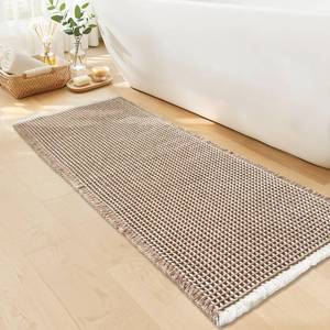 lot 5503 image: GRLYUH Waffle Bath Mat, Boho Bathroom Rugs Non Slip Washable, 20 x 48