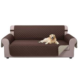 lot 5514 image: U-NICE HOME Reversible Sofa Cover Couch Cover for Dogs, CoffeeBeige