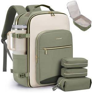 lot 5515 image: LOVEVOOK 40L Travel Backpack for Women & Men, Airline Approved Carry On Luggage with 3 Packing Cubes, TSA Overnight Bags, Waterproof Personal Item Bag, Weekender Essentials Backpacks fits 17 Laptop