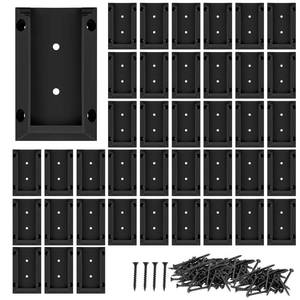 lot 5518 image: Eapele 40pcs Deck Railing Brackets Connectors for 2x4 Railing Wood Post with 240pcs Wood Screws