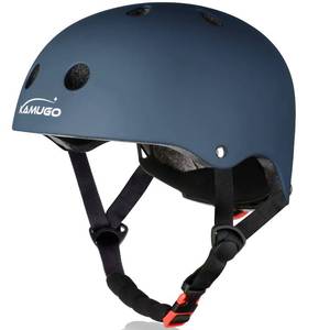 lot 5535 image: KAMUGO Kids Adjustable Helmet, Suitable for Toddler Kids Ages 2-8 Boys Girls, Multi-Sport Safety Cycling Skating Scooter Helmet (Navy Blue, Small)