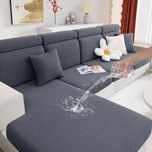 lot 5553 image: hyha Waterproof Couch Cushion Covers, Anti Slip Sofa Slipcovers for Pets