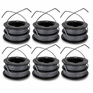 lot 6381 image: 6PC SB00L00 Dual Trimmer Line Replacement Spool for Greenworks ST80L00