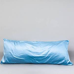 lot 6394 image: Body Pillowcase zipperd (Baby Blue, 20x60)