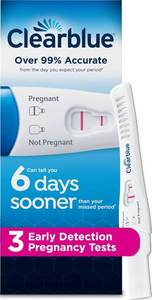 lot 6436 image: Clearblue Early Detection Pregnancy Test, 3 Ct