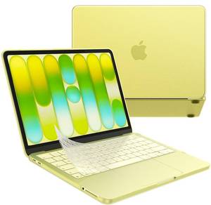 lot 6457 image: EooCoo for MacBook Neo Case 13 inch 2026, 100% Match Color, Citrus Clear