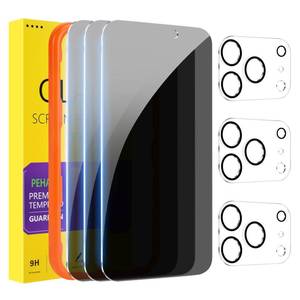 lot 6477 image: PEHAEL for iPhone 17 Pro Max Privacy Screen ProtectorCamera Lens Protector