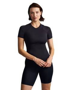 lot 6487 image: Tommie Copper - Womens Pro-Grade Short Sleeve Shoulder Support Shirt - Black - Medium
