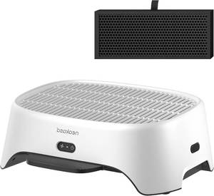 lot 7921 image: Neakasa Airstep, 2-in-1 Litter Box Air Purifier & Cat Step, 3-Mode Odor, Dust & Pet Hair Control, Air Filter Compatible with M1 Plus  M1 Lite and Most Automatic & Basic Litter Boxes