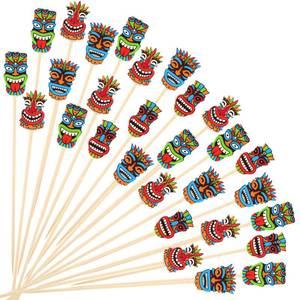 lot 7940 image: Blushtier 400 Pcs Tiki Martini Toothpicks for Olives 4.72 Inch