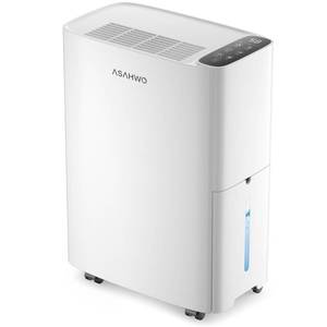 lot 7947 image: ASAHWo 2500 Sq.Ft Dehumidifier for Basement with Drain Hose Max 34 Pints