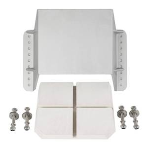 lot 7964 image: MJ-1-DP Jack Plate 4inch Setback Replacement for Outboard Motors Up to 35HP