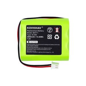 lot 8010 image: BUSFUIVA BATT2X Battery Compatible with 228844 6MR2000AAY4Z 10-000013-001 GC2 7.2v 1600mah ni mh Battery Pack
