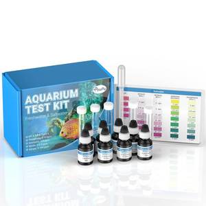 lot 8022 image: Pawfly 5 in 1 Aquarium Water Master Test Kit, Fish Tank Water Testing Kit