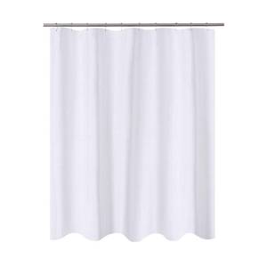 lot 8438 image: N&Y HOME RV Shower Curtain or Liner Fabric, White, 60 x 64 inches