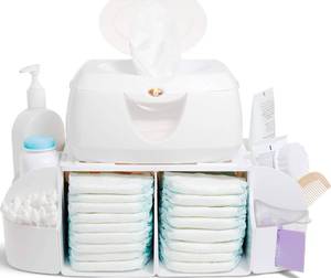 lot 9155 image: Munchkin� Diaper Change Organizer, Greenwhite