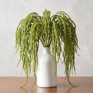 lot 9193 image: Suncalla 16 Pcs Green 4 Pcs 35 Amaranthus Artificial Flowers