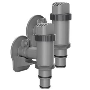 lot 9211 image: SHAPON Above Ground Plunger Valve & Pipe Holder Set Compatible with Intex