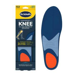 lot 9219 image: Dr. Scholls Knee All-Day Pain Relief Orthotics - Insoles for Immediate and All-Day Knee Pain Relief Including Pain from Osteoarthritis and Runner��s Knee, Size 8-14, 1 Pair, Trim to Fit Inserts